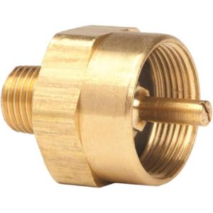 imageMr Heater F273754 14 Male Pipe Thread x 1quot20 Female Throwaway Cylinder Thread FittingMulticoloredRegular1 Count Pack of 1
