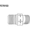 imageMr Heater 318 Male Pipe Thread x 916quot Left Hand Male Thread Fitting