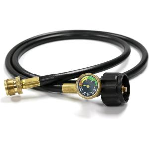 imageMr Heater 8 Universal Propane Hose ampamp Gauge Assembly