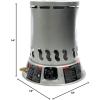 imageMr Heater 25000 BTU MH25CVX Propane Gas Convection Heater for Construction Sites Garages and Outdoors  Silver25k BTUHR
