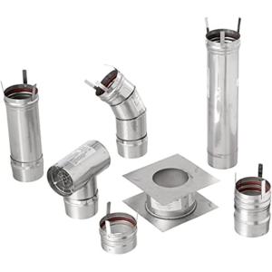 imageMr Heater 4 inch Stainless Steel Horizontal Vent Kit for Big Maxx MHU50 and MHU80 Unit Heaters One Size Metal