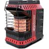 imageMr Heater 4000 to 18000 BTU 3 Setting Portable LP Gas Heater Unit with Dual Tank Connection for Indoor and Outdoor Use BlackRedSpace Heater  MH11BFLEX Heater