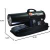imageMr Heater 80000 BTU Forced Air Kerosene Heater Black