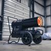 imageMr Heater MH125KTR 140000 BTU Forced Air Kerosene Heater for Outdoor Use  Construction Sites Garages ampamp Workshops  Black