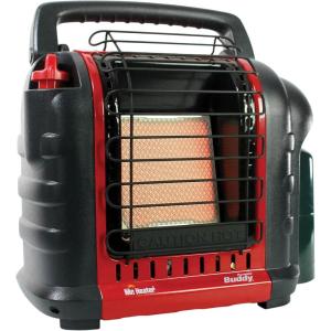 imageMr Heater Portable Buddy Heater MH9BX 40009000 BTU IndoorSafe Propane Radiant Heater For Campers Workshops Job Sites Patios ampamp More  Red BlackRed