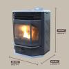 imageBayfront Pellet Stove heats up to 2500 sq ft