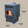 imageMedium Pellet Stove heats up to 2200 Sq ft with a 60lb hoppper