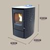 imageMini Pellet Stove Heats up to 1200 Sq ft with 18 lb hopper