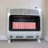 imageMr Heater 30000 BTU Vent Free Radiant Propane Heater For Cold Rooms Additions Sun Rooms ampamp Cabins  White