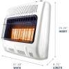 imageMr Heater 30000 BTU Vent Free Radiant Propane Heater For Cold Rooms Additions Sun Rooms ampamp Cabins  White