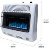 imageMr Heater F299730 30000 BTU Blue Flame Vent Free Propane Heater For Cold Rooms Additions Sun Rooms Cabins ampamp Garage  WhiteHeater