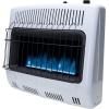 imageMr Heater MHVFBF30NGT 30000 BTU Vent Free Blue Flame Natural Gas Heater  Wall Mount Space Heater For Cold Rooms Sunrooms and more  WhiteGas Heater