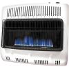 imageMr Heater MHVFDF30BFT 30000 BTU Vent Free Blue Flame Dual Fuel Natural Gas and Propane Heater For Cold Rooms Additions Sun Rooms ampamp Cabins  White