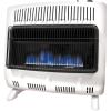 imageMr Heater MHVFDF30BFT 30000 BTU Vent Free Blue Flame Dual Fuel Natural Gas and Propane Heater For Cold Rooms Additions Sun Rooms ampamp Cabins  White