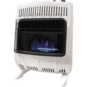 imageMr Heater MHVFDF20BFT 20000 BTU Vent Free Blue Flame Dual Fuel Natural Gas and Propane Heater For Cold Rooms Additions Sun Rooms ampamp Cabins  White