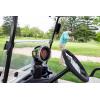 imageMr Heater F242010 MH4GC 4000 BTU Golf Cart Heater WindResistant With ODS And TipOver Safety Switch ampamp Cup Holder Adapter  Silver and BlackHeater