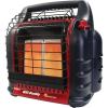 imageMr Heater 4000 to 18000 BTU 3 Setting Portable LP Gas Heater Unit with Dual Tank Connection for Indoor and Outdoor Use BlackRedSpace Heater
